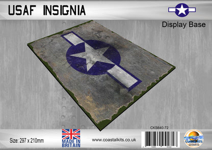 Airforce Insignia Display Bases