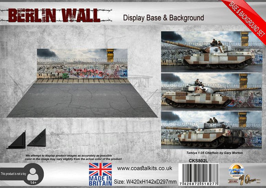 1:35 Berlin Wall Base &amp; Background Large