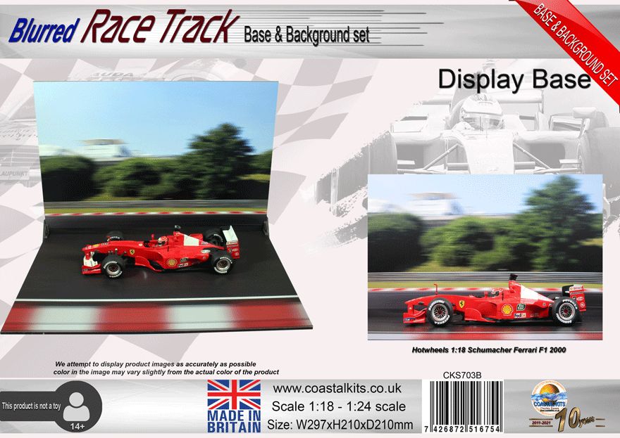Blurred Race Track Base &amp; Background