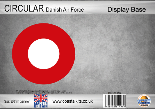 Circular Display Base Danish Air Force