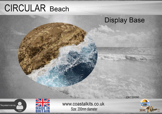 Circular Display Base Beach