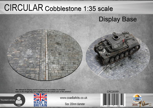 Circular Display Base Cobblestones