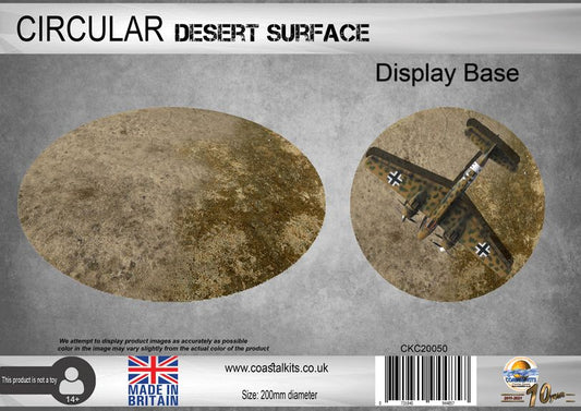Circular Display Base Desert Surface