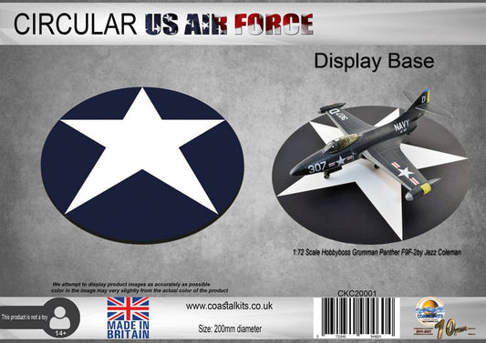 Circular Display Base US Air Force