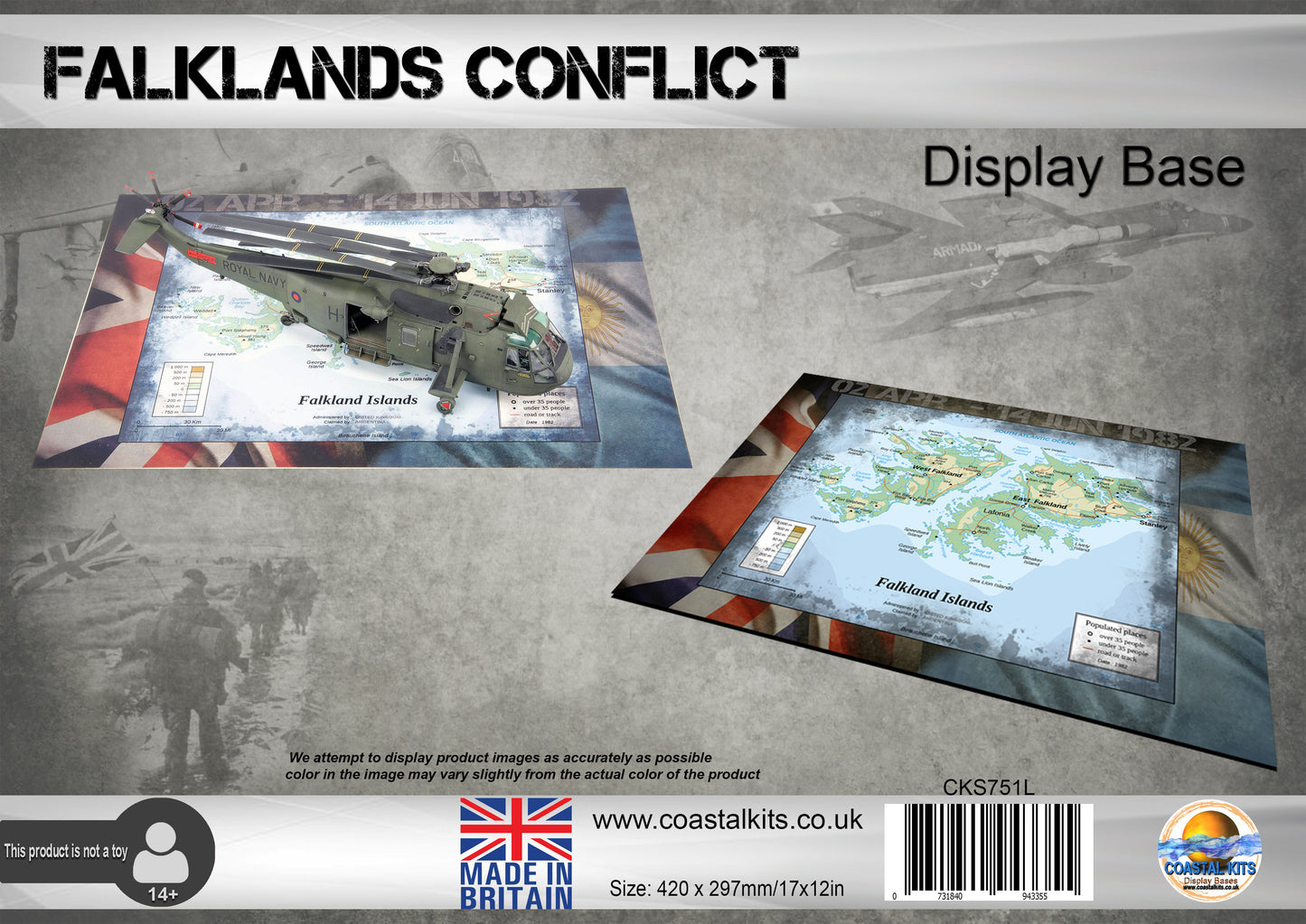 Falklands Conflict Display Base