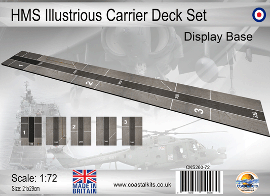 1:72 HMS Illustrious Carrier Deck Set