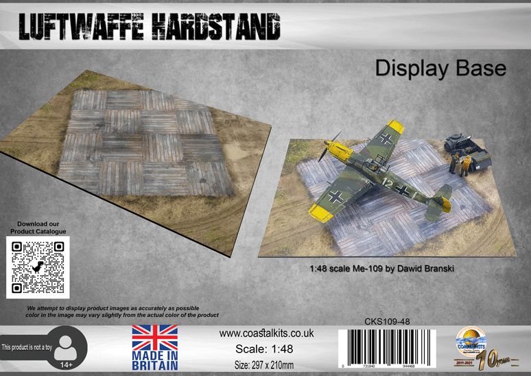 1:48 Luftwaffe Hardstand – Coastal Display Bases
