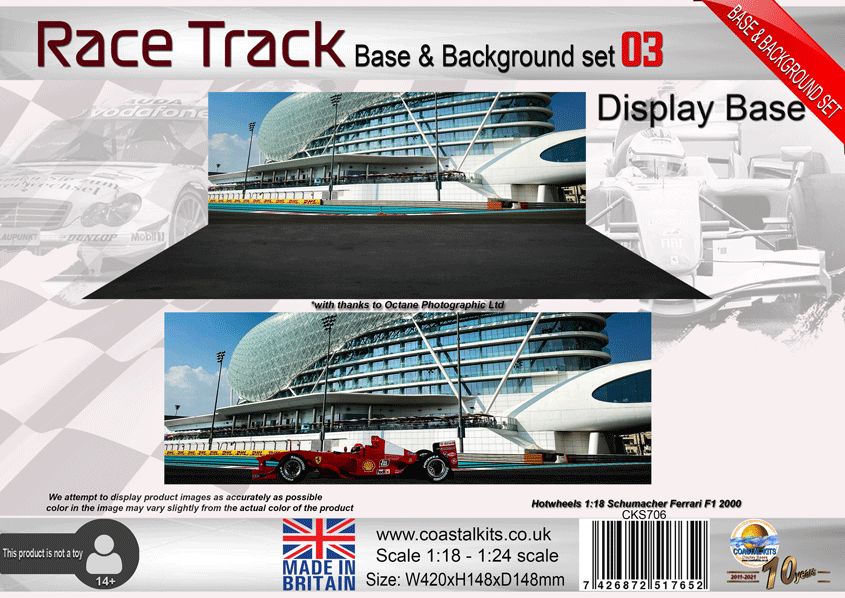 Race Track Base &amp; Background 03