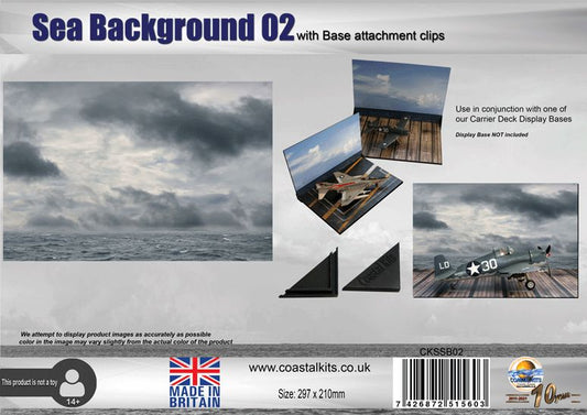 Sea Background 02 with attachment clips
