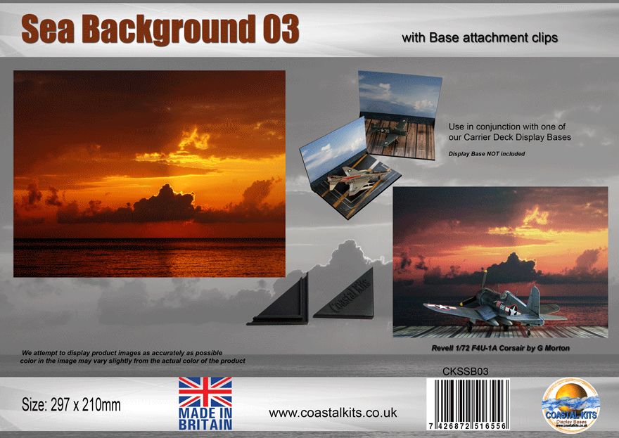 Sea Background 03 with attachment clips