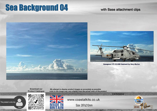 Sea Background 04 with attachment clips