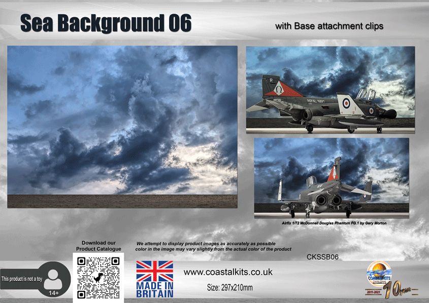 Sea Background 06 with attachment clips