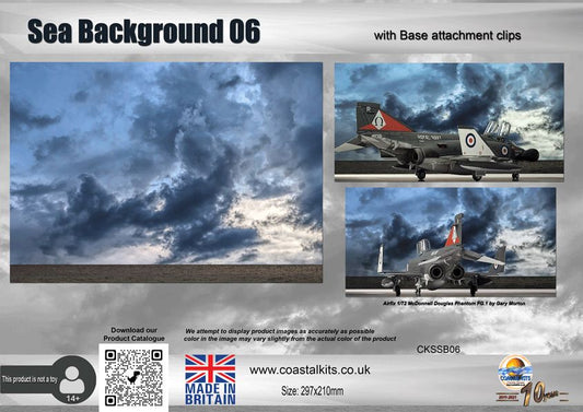 Sea Background 06 with attachment clips