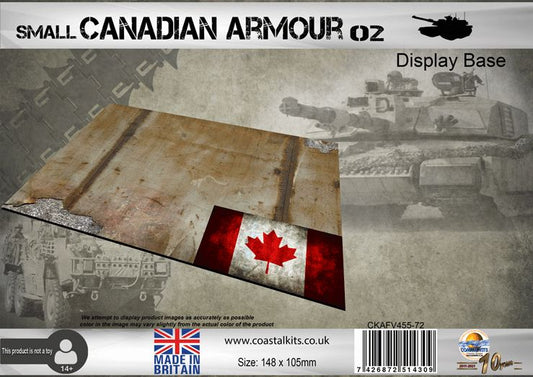 Small Canadian Armour Display Base 2