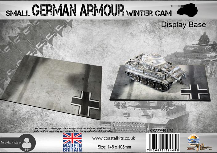 Small German Armour Winter Cam Display Base