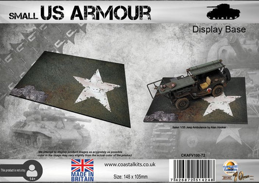 Small US Armour Display Base