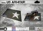 Small US Armour Display Base