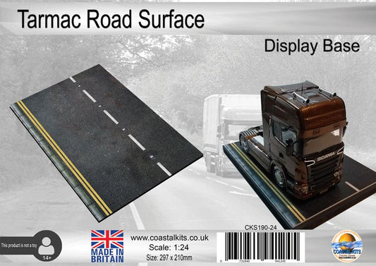 1:24 Tarmac Road Display Base