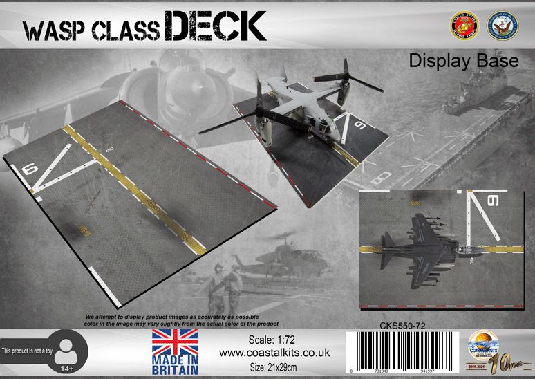 1:72 Wasp Class Deck Display Base