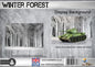 Winter Forest Background 