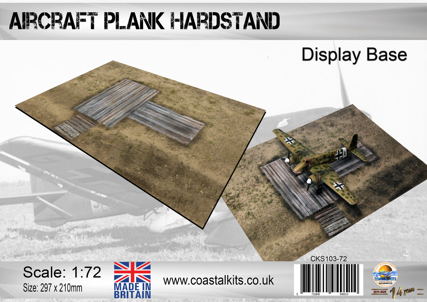 1:72 Aircraft Plank Hardstand